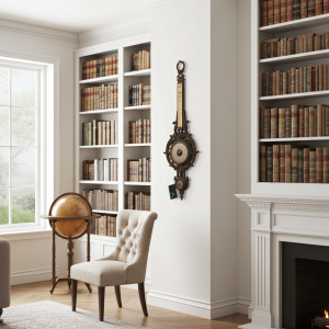 Antico barometro da parete