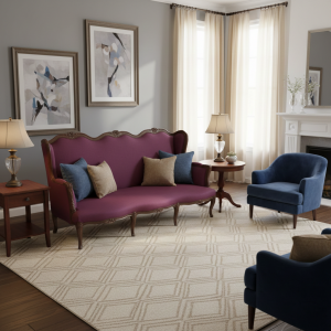 Divanetto vintage a tre posti