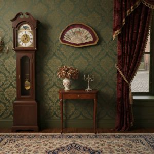 Ventaglio 800 dipinto con cornice
