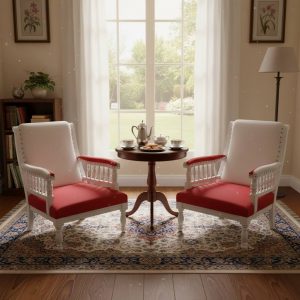 Coppia particolari poltrone da soggiorno salotto